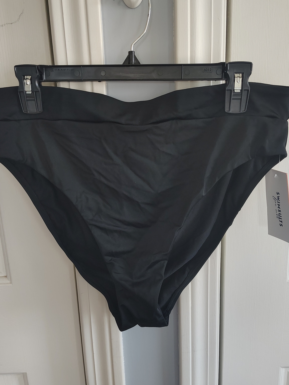 Swimsuits For All Black Swim Bottom L